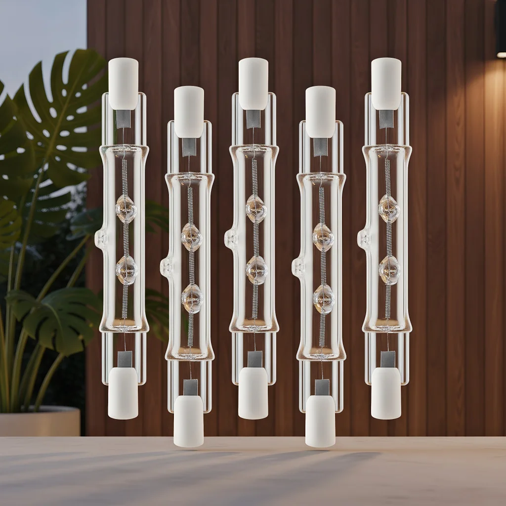 Lâmpada Halógena Linear R7S 78mm 300W 230V, Dimmable para Iluminação de Construção, Paisagismo e Trabalho
Lâmpada Halógena Linear R7S 78mm 300W 230V, Dimmable para Iluminação de Construção, Paisagismo e Trabalho