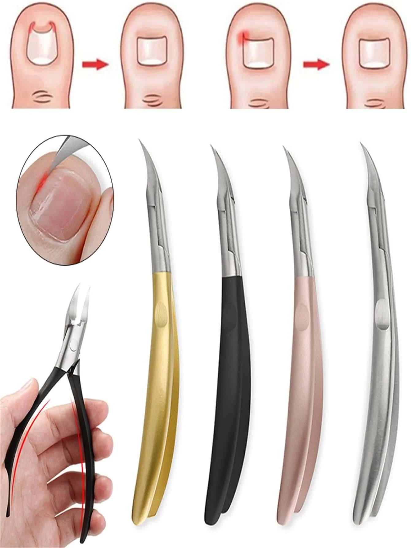 1Pc Stainless Steel Toenail Clipper Durable Practical Toe Nail Nipper, professional unisex foot care tool for daily pedicure, ideal for trimming and caring for ingrown nails at home
1Pc Stainless Steel Toenail Clipper Durable Practical Toe Nail Nipper, professional unisex foot care tool for daily pedicure, ideal for trimming and caring for ingrown nails at home