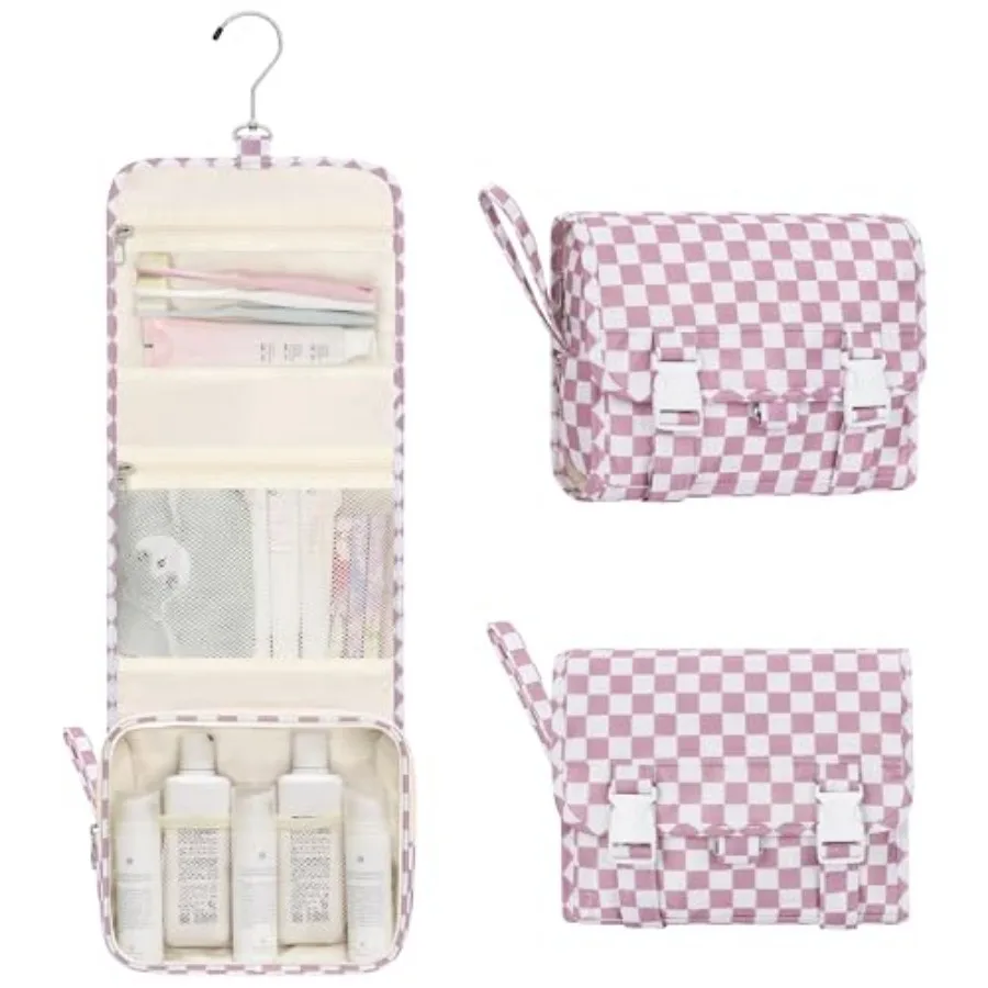Hanging Toiletry Bag for Men and Women, Portable Hanging Organizer for Travel-Sized Dopp Kit, Makeup Accessories, Waterproof To
Hanging Toiletry Bag for Men and Women, Portable Hanging Organizer for Travel-Sized Dopp Kit, Makeup Accessories, Waterproof To