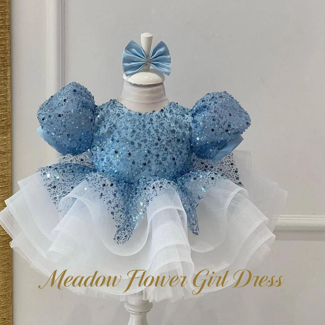 Meado Light Sky Blue Princess Girls Dress Round Neck Ball Gown Party Tutu Dresses Short Sleeve Gorgeous Tutu Fluffy Prom Gown
Meado Light Sky Blue Princess Girls Dress Round Neck Ball Gown Party Tutu Dresses Short Sleeve Gorgeous Tutu Fluffy Prom Gown