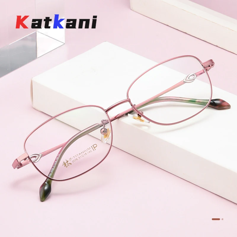 KatKani Fashion Ultra-light High-quality Alloy Retro Elegant Myopia Hyperopia Optical Prescription Eyeglasses Frame Women 3526X
KatKani Fashion Ultra-light High-quality Alloy Retro Elegant Myopia Hyperopia Optical Prescription Eyeglasses Frame Women 3526X