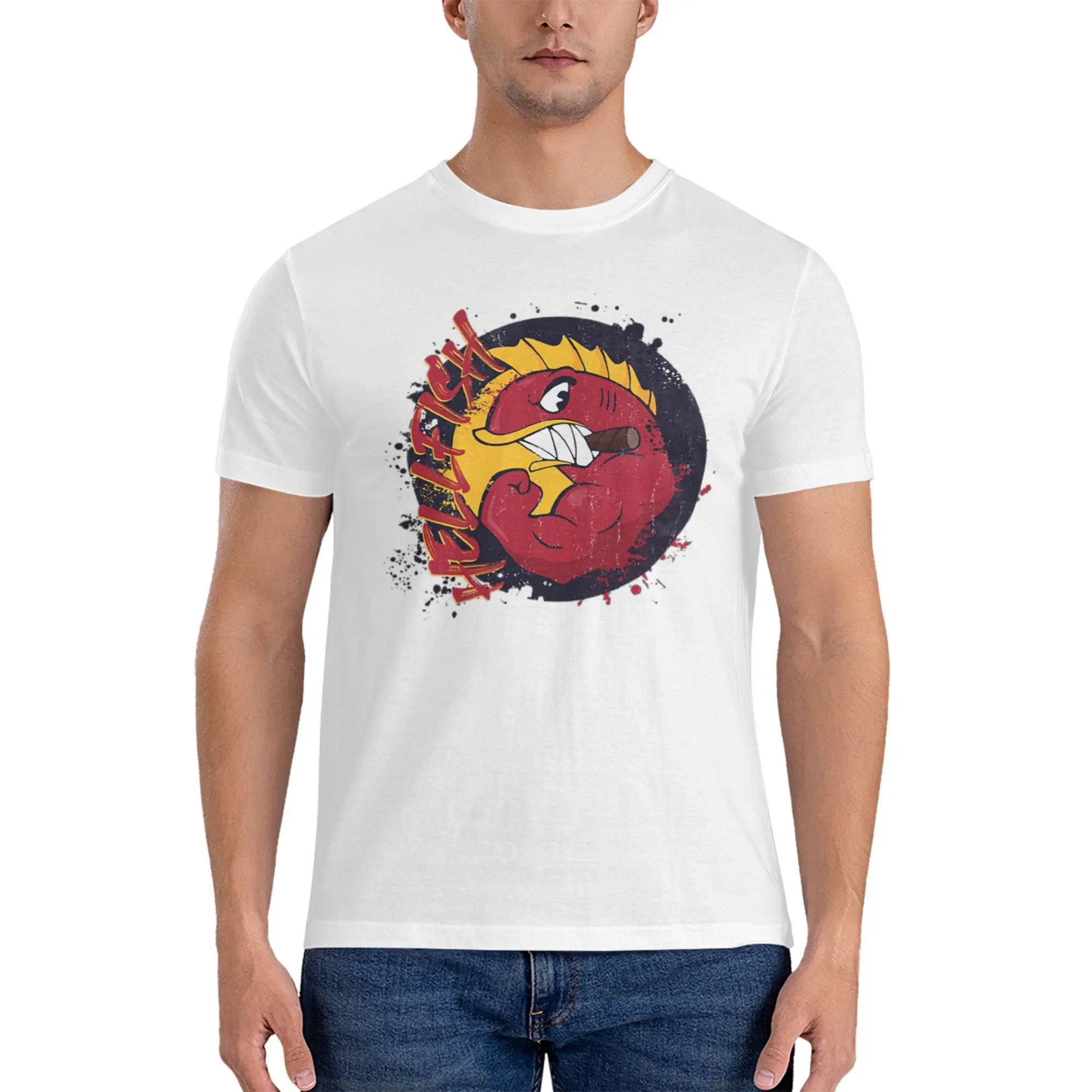 The Flying Hellfish T-Shirt for Men Cotton T Shirts Men's Short Sleeve Round Neck Summer Clothes Tops S-6XL
The Flying Hellfish T-Shirt for Men Cotton T Shirts Men's Short Sleeve Round Neck Summer Clothes Tops S-6XL