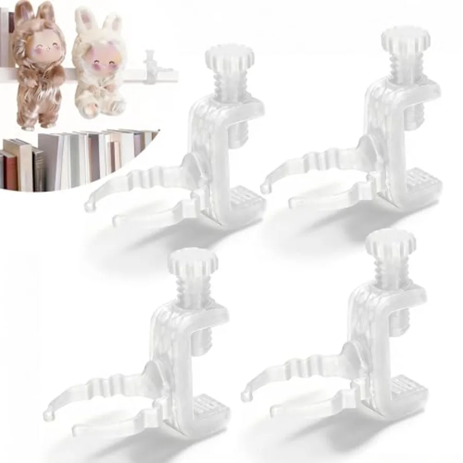 Floating Doll Holder compatible with POP MART Blind Box, Invisible Figure Display Clamp for Shelf Desk Edge, High-Resilience Re
Floating Doll Holder compatible with POP MART Blind Box, Invisible Figure Display Clamp for Shelf Desk Edge, High-Resilience Re