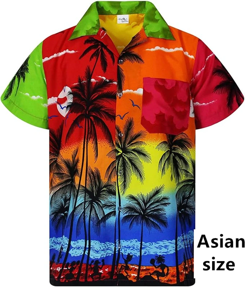 3D Print Tropical Palm Trees Hawaiian Shirt For Men/Women Summer Casual Fashion Short Sleeves Shirts Button Up Vacation Blouse
3D Print Tropical Palm Trees Hawaiian Shirt For Men/Women Summer Casual Fashion Short Sleeves Shirts Button Up Vacation Blouse