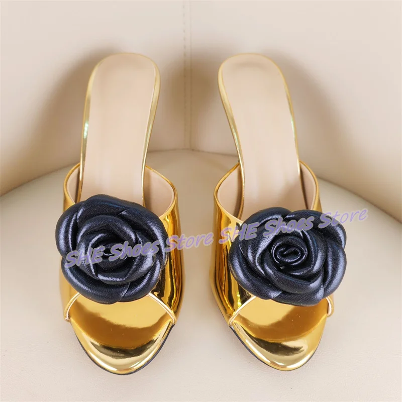 Romantic Rose Decor Mixed Colro Women Slingback Pumps Peep Toe High Heel Shallow Mules Lady Wedding Party Dress Slippers
Romantic Rose Decor Mixed Colro Women Slingback Pumps Peep Toe High Heel Shallow Mules Lady Wedding Party Dress Slippers