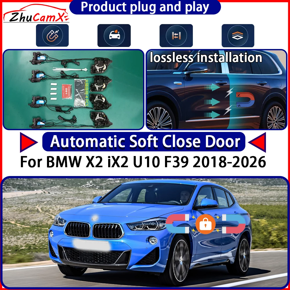 Electric Door Lock Actuator for BMW X2 iX2 U10 F39 2018-2026 Soft Close Door Kit Power Latch System Auto Pull Door Easy Close
Electric Door Lock Actuator for BMW X2 iX2 U10 F39 2018-2026 Soft Close Door Kit Power Latch System Auto Pull Door Easy Close