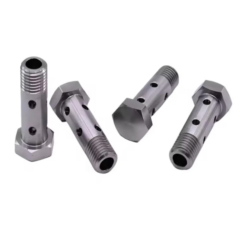 Custom 4140 Stainless Steel Cnc Machining Hexagonal Head Shaft with Through Holes and External Thread Precision Turning Service
Custom 4140 Stainless Steel Cnc Machining Hexagonal Head Shaft with Through Holes and External Thread Precision Turning Service