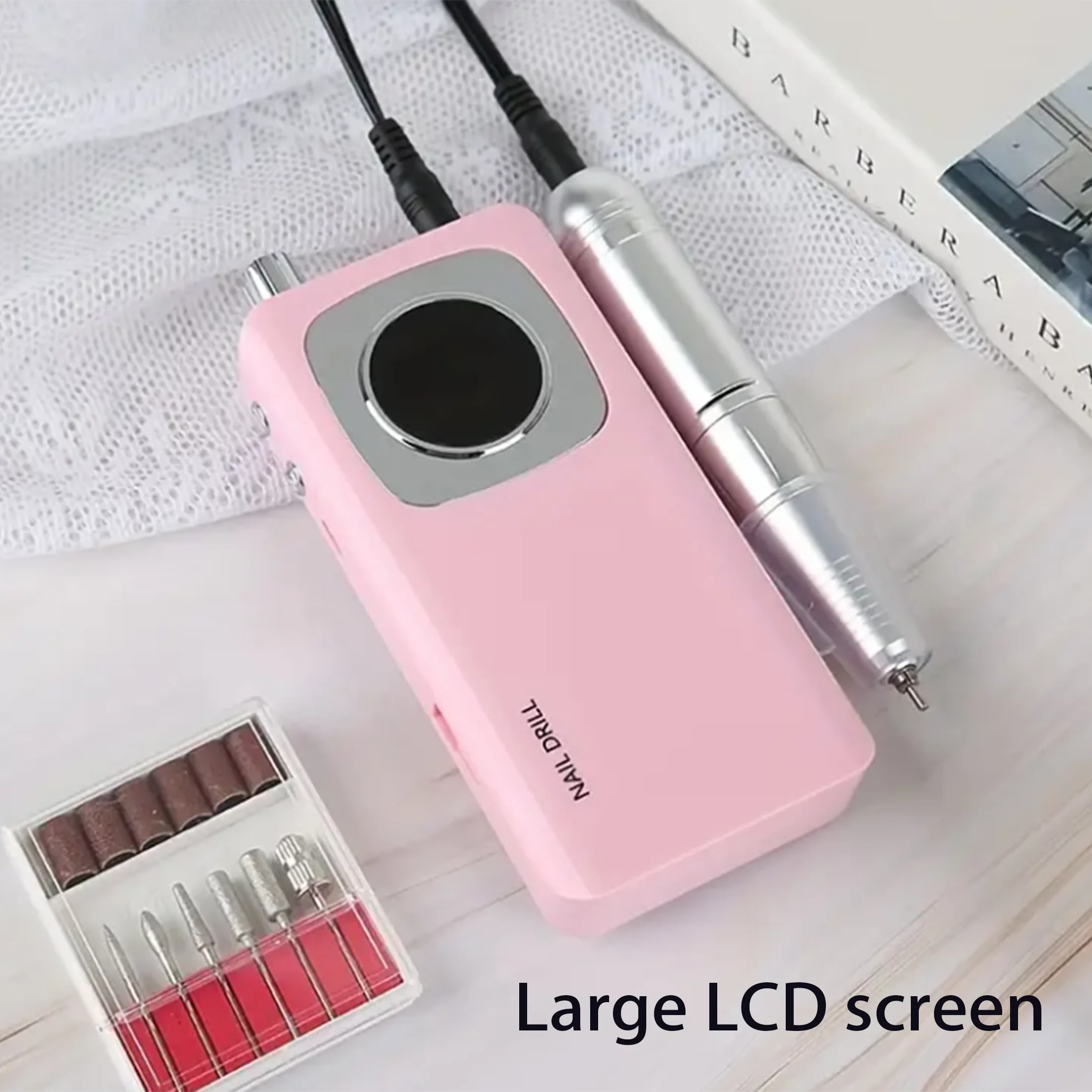 Portable Electric Nail DrillMachine - Rechargeable, LCD Display for Acrylic and Gel Nail Polish -Nail Salon Equipment
Portable Electric Nail DrillMachine - Rechargeable, LCD Display for Acrylic and Gel Nail Polish -Nail Salon Equipment