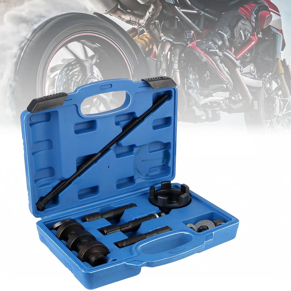 Motorcycle 0.75" 1" 25mm Bearings Durable 18Pc For Harley Davidson 2000+ VT102 Wheel Bearing Remover &Installer Puller Tool Kit
Motorcycle 0.75" 1" 25mm Bearings Durable 18Pc For Harley Davidson 2000+ VT102 Wheel Bearing Remover &Installer Puller Tool Kit