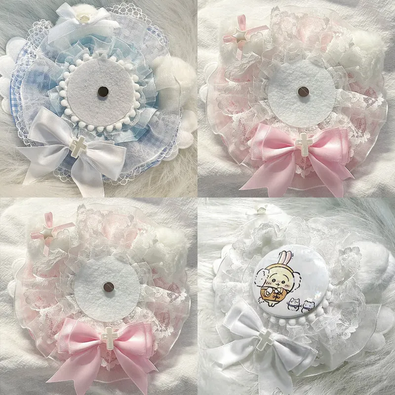 2026 luxury lace Anime cosplay badge holder cute lolita 58mm badge Accessories fill Ita bag badge cover
2026 luxury lace Anime cosplay badge holder cute lolita 58mm badge Accessories fill Ita bag badge cover