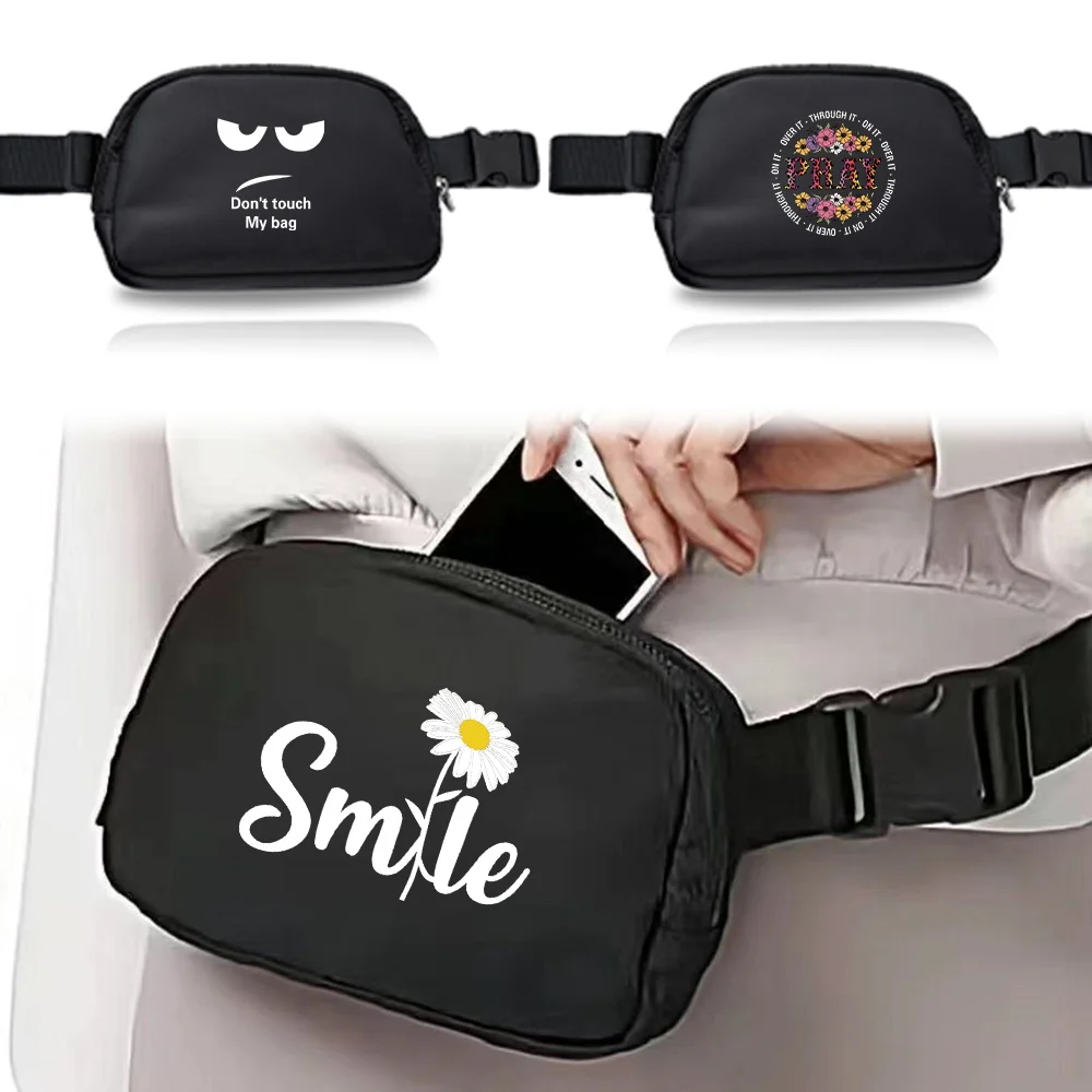Waist Bag Zipper Fanny Pack Chest Bag Outdoor Sports Waterproof Phone Organizer Printing Text Series Women's Crossbody Bags
Waist Bag Zipper Fanny Pack Chest Bag Outdoor Sports Waterproof Phone Organizer Printing Text Series Women's Crossbody Bags