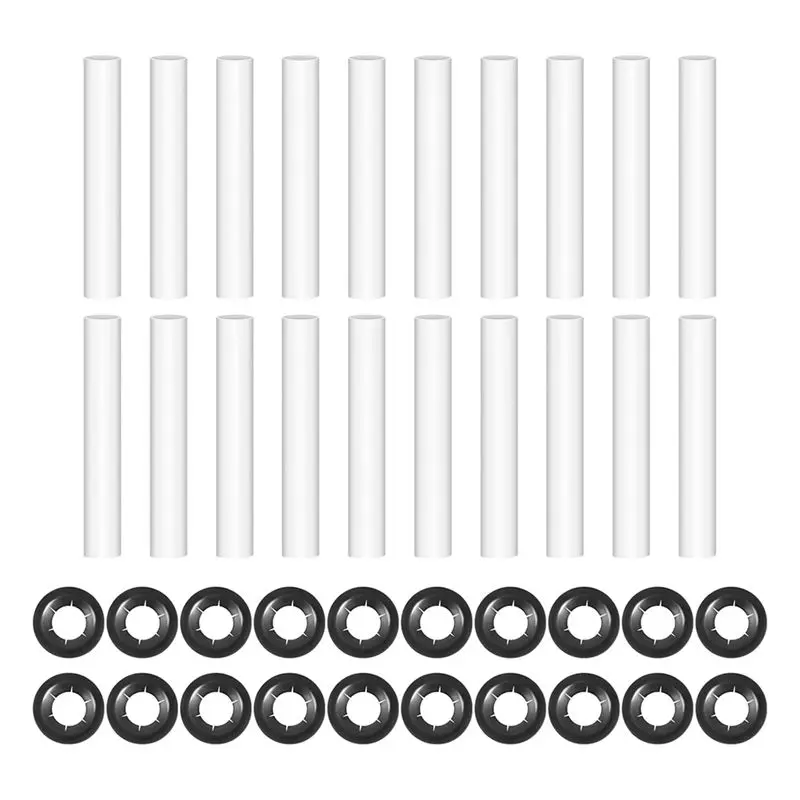 20 Sets Garage Door Hinge Quiet Roller Sleeves,11Mm ID 80Mm Length Roller Shaft Nuts Bearing Gaskets For Cars RV Garage
20 Sets Garage Door Hinge Quiet Roller Sleeves,11Mm ID 80Mm Length Roller Shaft Nuts Bearing Gaskets For Cars RV Garage
