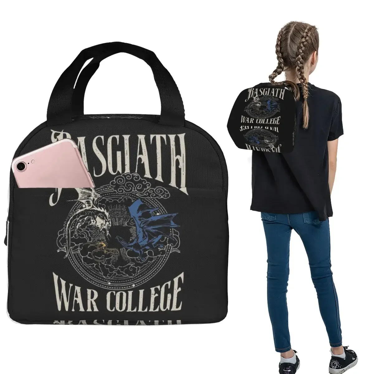 Термосумка для обедов Fourth Wing Basgiath War College для женщин и детей, герметичная, для еды, термоконтейнер-тоут
Термосумка для обедов Fourth Wing Basgiath War College для женщин и детей, герметичная, для еды, термоконтейнер-тоут