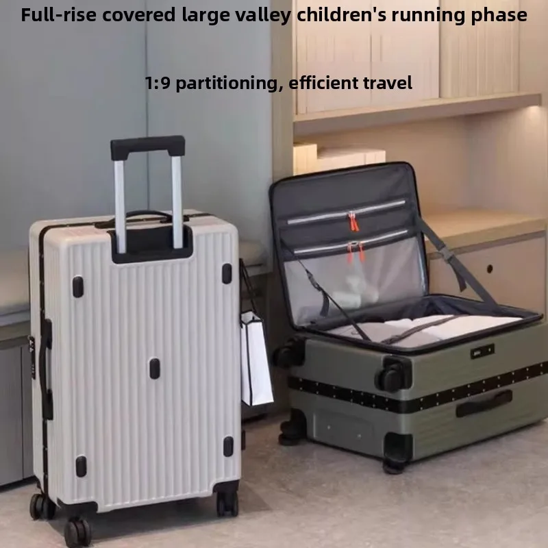Side open lid luggage zipper trolley case aluminum frame thickened large-capacity
Side open lid luggage zipper trolley case aluminum frame thickened large-capacity