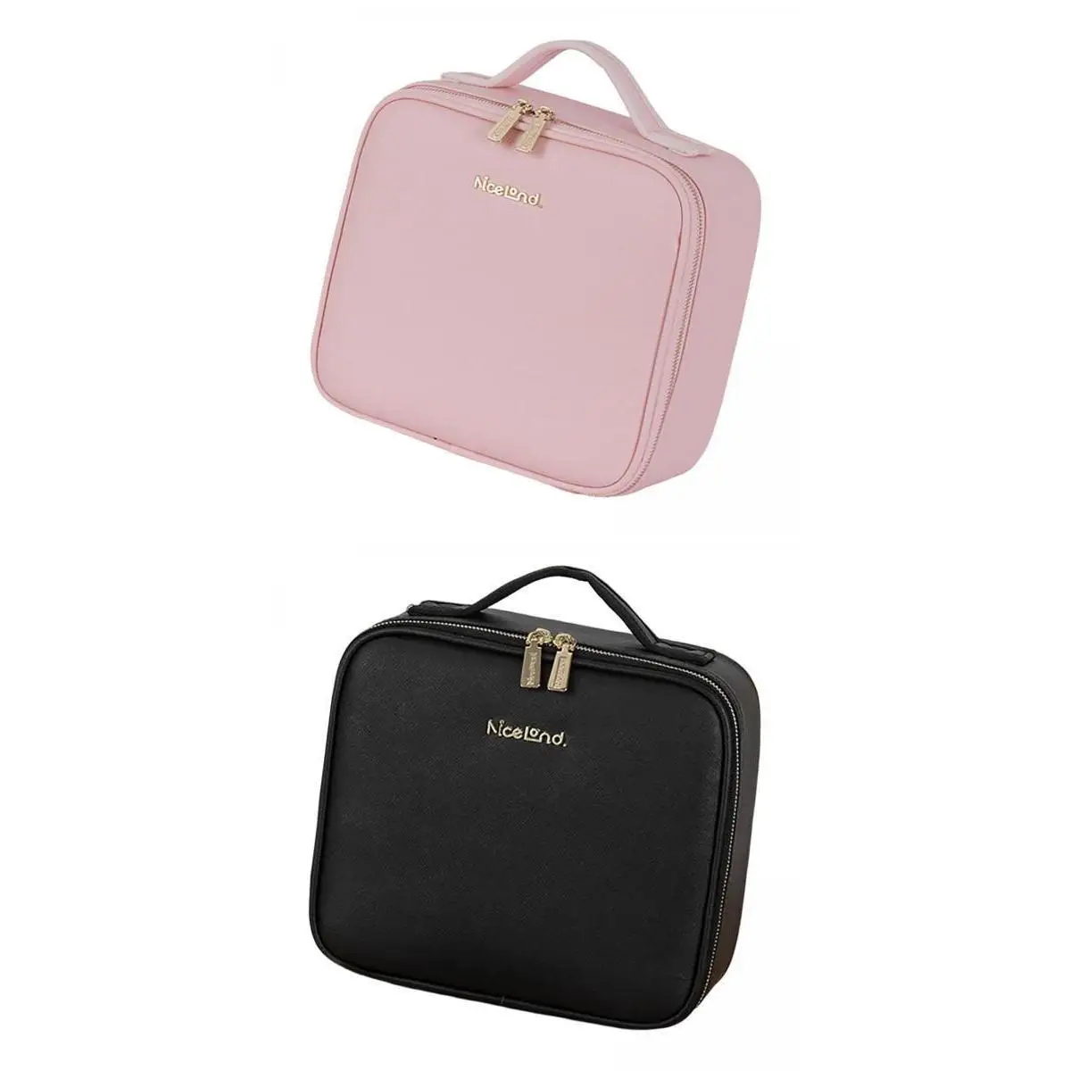 2pcs Makeup Case with Mirror Adjustable Dividers for Women Girls
2pcs Makeup Case with Mirror Adjustable Dividers for Women Girls