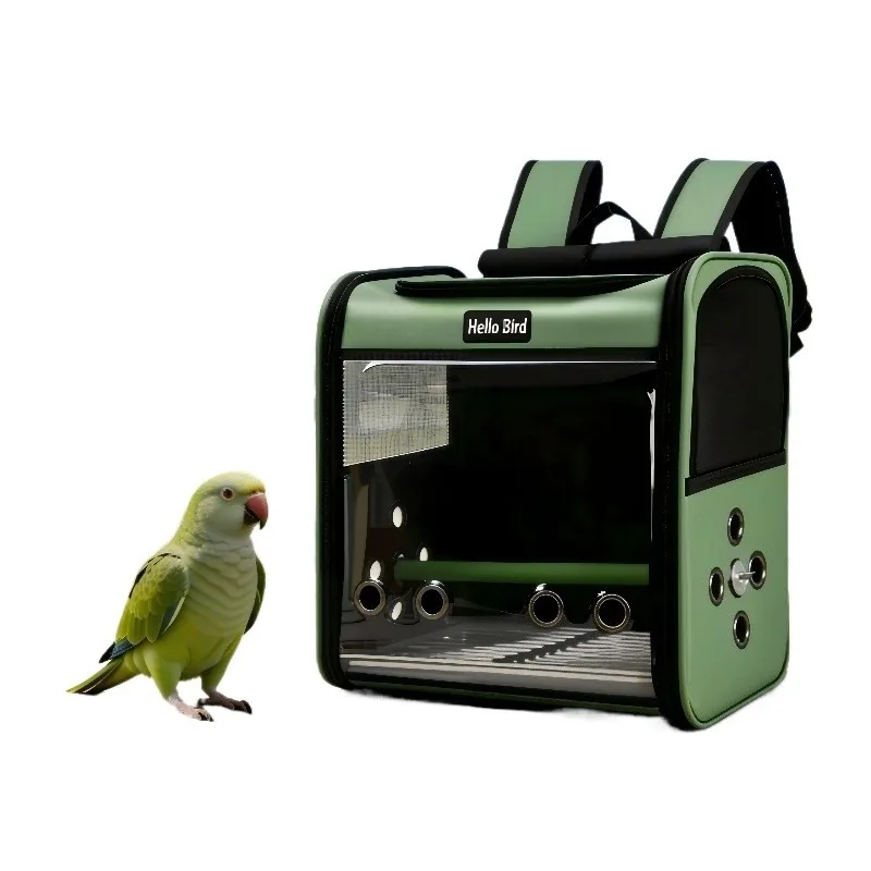 Big Air Breathable Bird Backpack, Large Ventilation Parrot Carrier, Transparent Outdoor Pet Travel Bag
Big Air Breathable Bird Backpack, Large Ventilation Parrot Carrier, Transparent Outdoor Pet Travel Bag