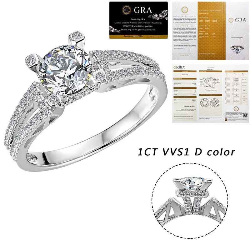 Женское кольцо из серебра 925 пробы с муассанитом
Женское кольцо из серебра 925 пробы с муассанитом