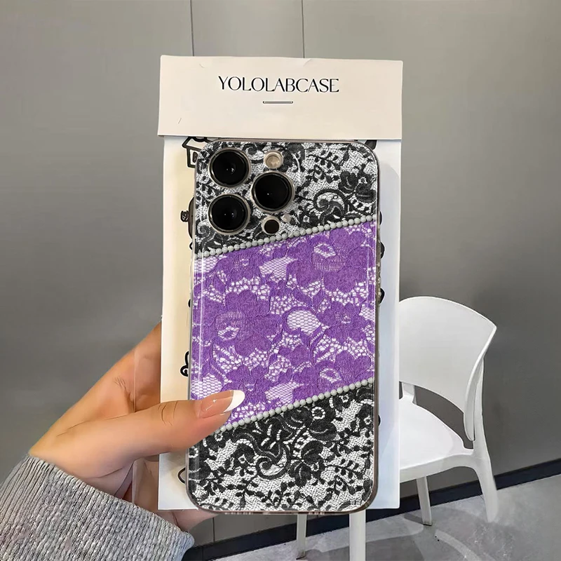 Colorful Patchwork Lace Shockproof Phone Cases For IPhone 17 16 15 14 13 12 11 Pro Max 14 Plus 17 Air 16E Silicone Cover
Colorful Patchwork Lace Shockproof Phone Cases For IPhone 17 16 15 14 13 12 11 Pro Max 14 Plus 17 Air 16E Silicone Cover