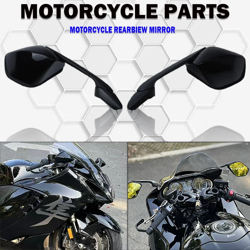 New Motorcycle Left & Right Side Rear View Mirrors Accessories For Suzuki HAYABUSA 1300 GSX1300R gsx1300r 2022 2023 2024 Black
New Motorcycle Left & Right Side Rear View Mirrors Accessories For Suzuki HAYABUSA 1300 GSX1300R gsx1300r 2022 2023 2024 Black