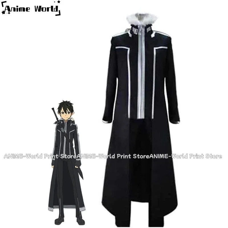 《Custom Size》Anime Sword Art Online Kirigaya Kazuto Black Uniform Cosplay Costume Halloween Costumes
《Custom Size》Anime Sword Art Online Kirigaya Kazuto Black Uniform Cosplay Costume Halloween Costumes