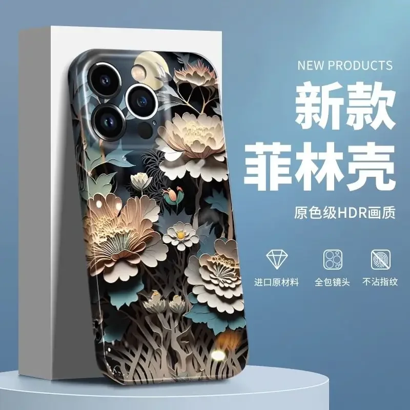 Для китайского шикарного старого Iphone 15 чехол для телефона новый Iphone14promax Масляная Живопись Лотос Pro Пленка чехол
Для китайского шикарного старого Iphone 15 чехол для телефона новый Iphone14promax Масляная Живопись Лотос Pro Пленка чехол