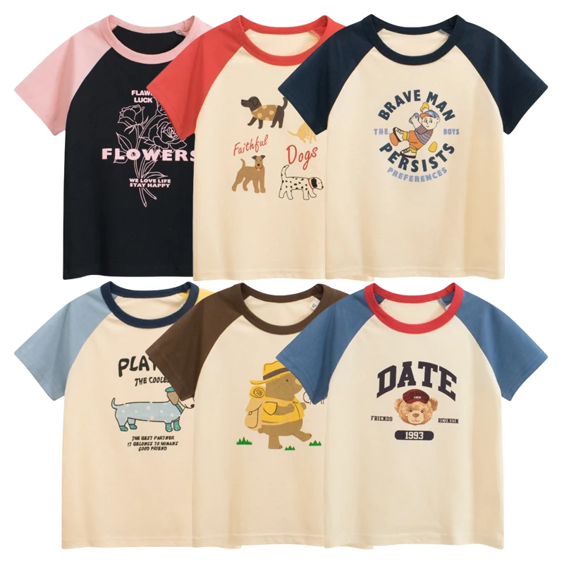 Unisex Children Cartoon Bear Dog T Shirt Boys Top 2025 Summer Girls Short Sleeve Cotton T-Shirt Kids Outfit 2-10Y Dropshipping
Unisex Children Cartoon Bear Dog T Shirt Boys Top 2025 Summer Girls Short Sleeve Cotton T-Shirt Kids Outfit 2-10Y Dropshipping