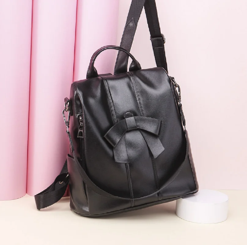 2026 New Women's Fashion Cute Bow Leather Travel Backpack Large Capacity Anti Theft Shoulder Bags Ladies Casual School Bag Totes
2026 New Women's Fashion Cute Bow Leather Travel Backpack Large Capacity Anti Theft Shoulder Bags Ladies Casual School Bag Totes