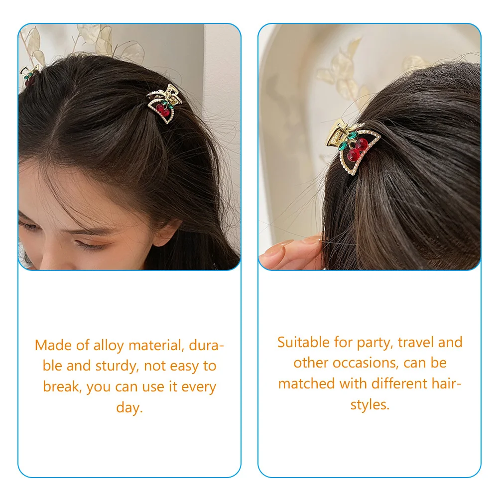Pearl and Cherry Design Small Hair Clips for Women Girls Durable Alloy Material Suitable for Party Travel and Everyday Use
Pearl and Cherry Design Small Hair Clips for Women Girls Durable Alloy Material Suitable for Party Travel and Everyday Use
