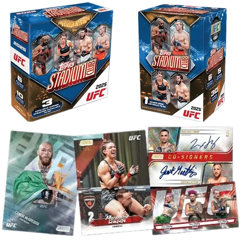 Official Genuine 2025 Topps Arena UFC Card Arena UFC Hobby/Mega/Value Series Card Mixed Martial Arts Collectible Cards
Official Genuine 2025 Topps Arena UFC Card Arena UFC Hobby/Mega/Value Series Card Mixed Martial Arts Collectible Cards