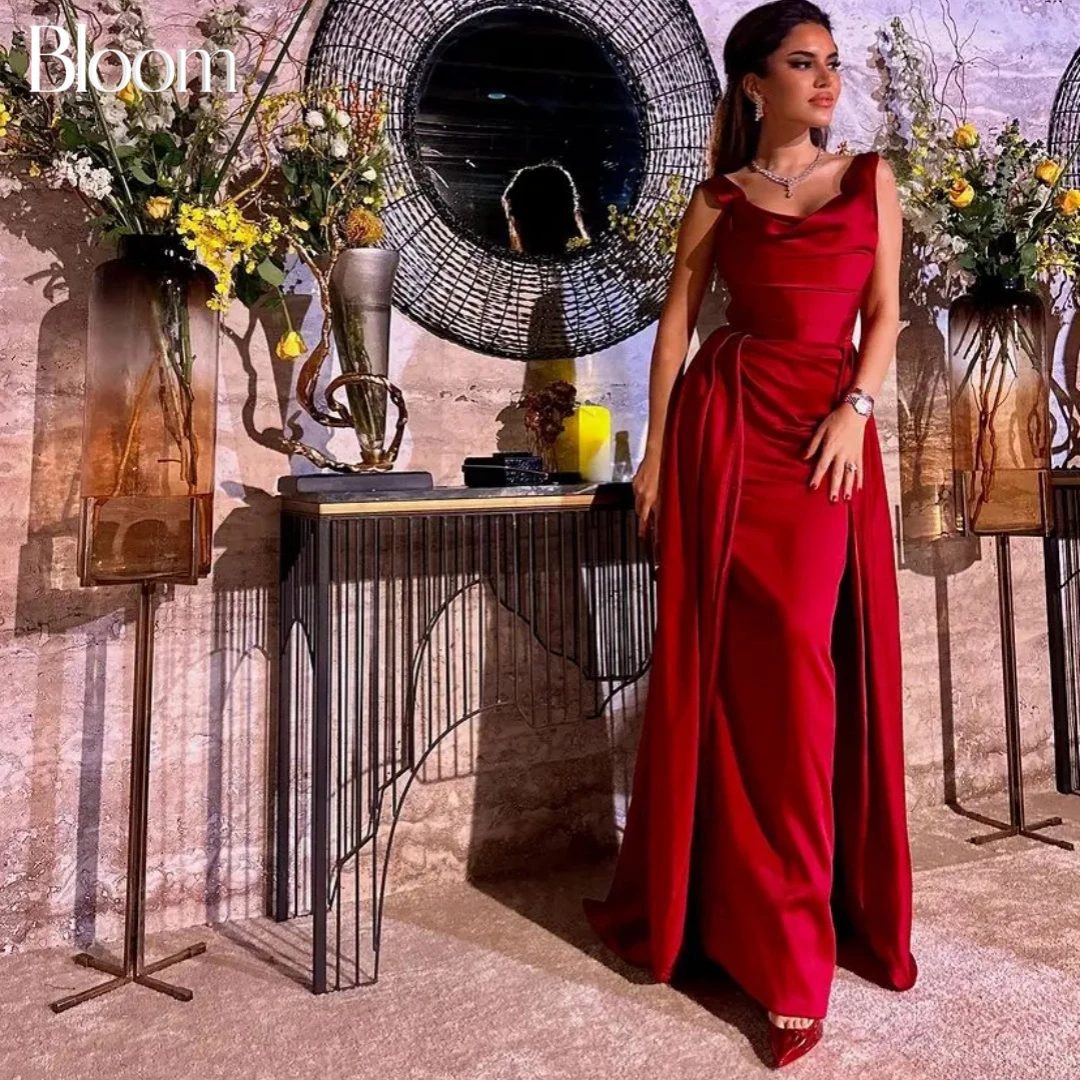 Bloom Sleeveless Simple Elegant Evening Dresses For Prom Ruched O-neck Women's Formal Dress Wedding Party Dress 2024
Bloom Sleeveless Simple Elegant Evening Dresses For Prom Ruched O-neck Women's Formal Dress Wedding Party Dress 2024