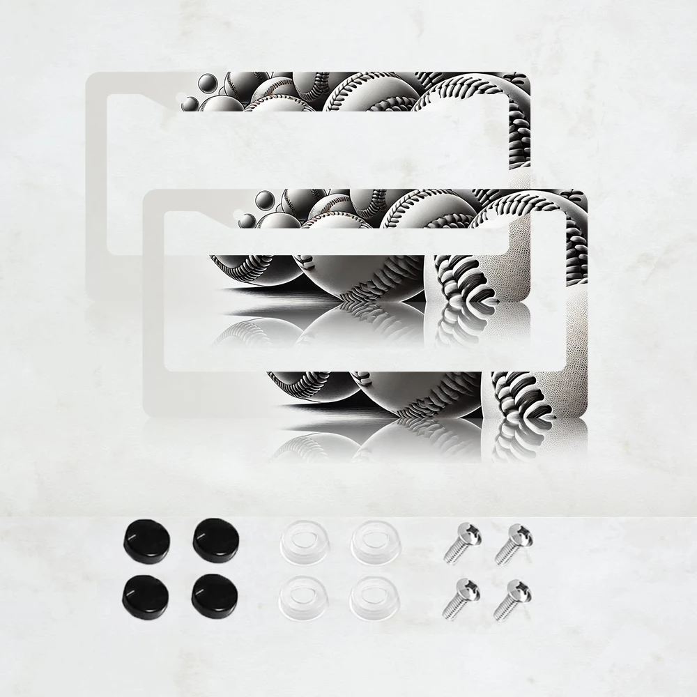 Рамка для номерного знака из алюминия с бейсбольным узором, 2 шт. – стандартный размер США, декоративный кронштейн для автомобильного номерного знака, 2 отверстия
Рамка для номерного знака из алюминия с бейсбольным узором, 2 шт. – стандартный размер США, декоративный кронштейн для автомобильного номерного знака, 2 отверстия