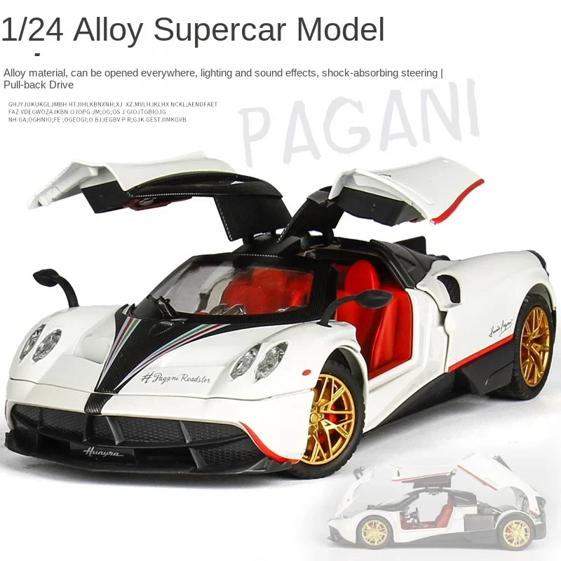 Spray Car for 1:24 Pagani Chinese Dragon Large Alloy Sound and Light Pull Back Simulation Car Model Holiday Gift for Boys
Spray Car for 1:24 Pagani Chinese Dragon Large Alloy Sound and Light Pull Back Simulation Car Model Holiday Gift for Boys