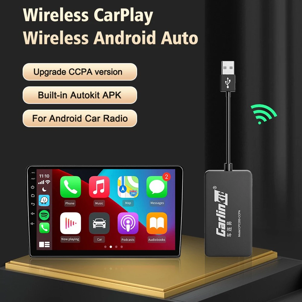 Carlinkit & Loadkey Wireless Android Auto Wireless CarPlay Adapter For Android System Car Radio Mirrorlink Wireless Auto-connect
Carlinkit & Loadkey Wireless Android Auto Wireless CarPlay Adapter For Android System Car Radio Mirrorlink Wireless Auto-connect