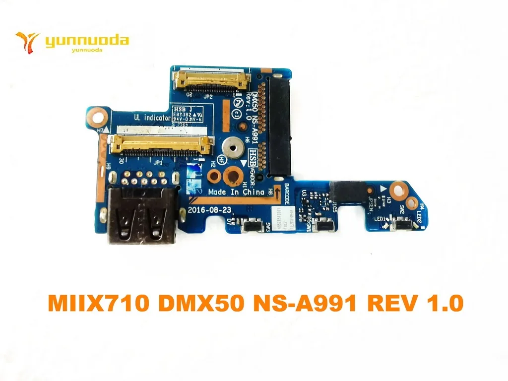 DMX50 NS-A991 для Lenovo MIIX 720 USB-плата MIIX710 REV 1.0 100% протестировано хорошо
DMX50 NS-A991 для Lenovo MIIX 720 USB-плата MIIX710 REV 1.0 100% протестировано хорошо