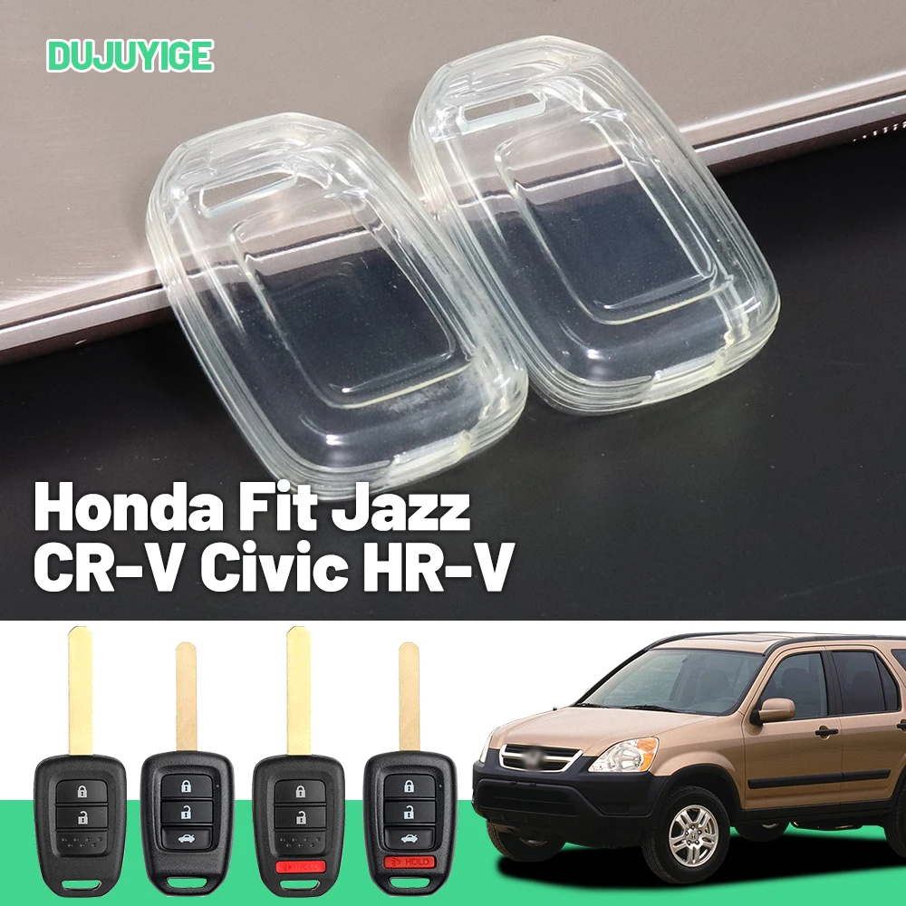 Clear TPU Car Key Case For Honda Fit Jazz CR-V Civic HR-V Accord Legend Key Fob Cover Protector Shell Auto Accessories
Clear TPU Car Key Case For Honda Fit Jazz CR-V Civic HR-V Accord Legend Key Fob Cover Protector Shell Auto Accessories