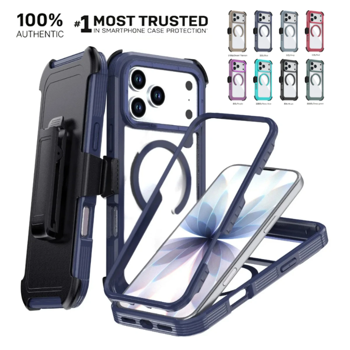 Magnetic 360 Belt Clip Bracket for Magsafe Defender Case for Apple IPhone 17 16 15 14 13 12 Pro Max Acrylic Clear Ott-Box Funda
Magnetic 360 Belt Clip Bracket for Magsafe Defender Case for Apple IPhone 17 16 15 14 13 12 Pro Max Acrylic Clear Ott-Box Funda