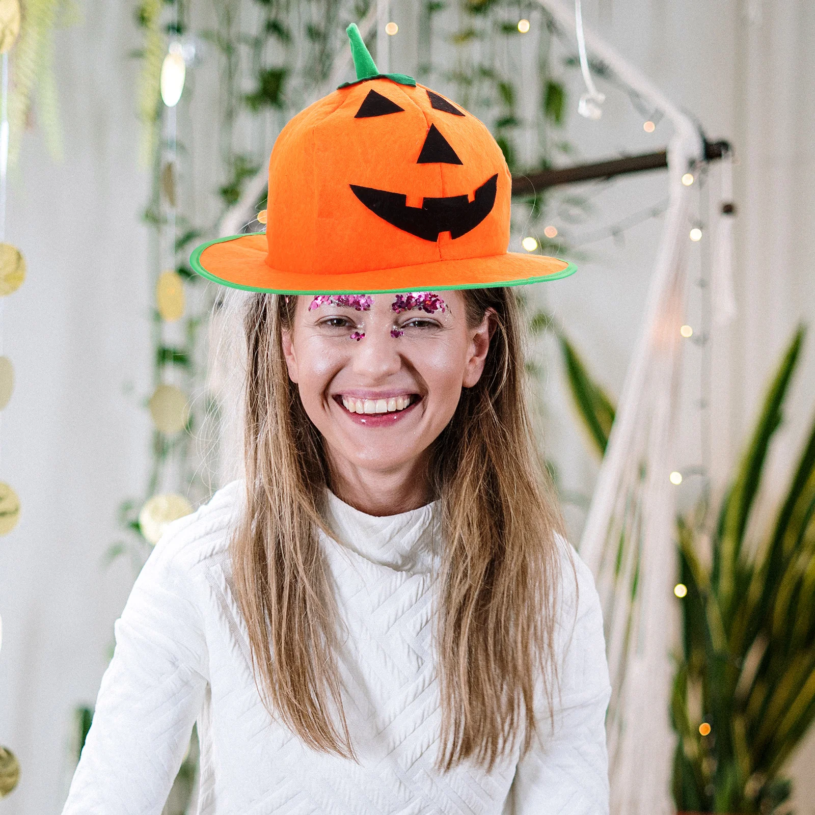 Halloween Pumpkin Hat Creative Costume Party Accessory Funny Cosplay Headwear for Adults Teens Decorative Festival Hat 
Halloween Pumpkin Hat Creative Costume Party Accessory Funny Cosplay Headwear for Adults Teens Decorative Festival Hat