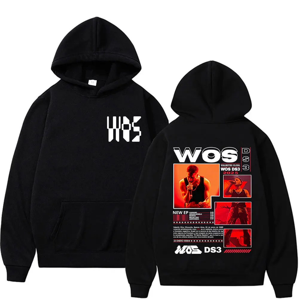 Rapper WOS DS3 Album Tour 2025 Merch Hoodies Men's Clothing Harajuku Vintage Gothic Trend Oversized Hooded Sweatshirt Streetwear
Rapper WOS DS3 Album Tour 2025 Merch Hoodies Men's Clothing Harajuku Vintage Gothic Trend Oversized Hooded Sweatshirt Streetwear
