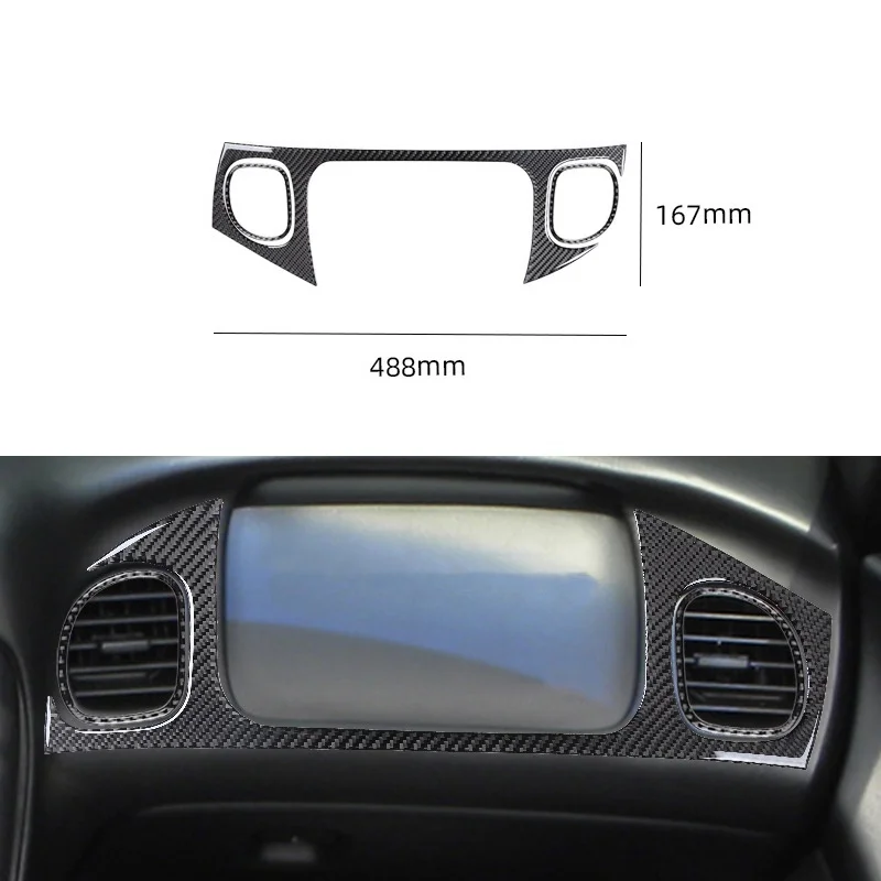 Carbon Fiber Car Copilot Instrument Panel Sticker Decal Interior Trim Cover for Chevrolet Corvette C5 Z06 1998-2004 Accessories
Carbon Fiber Car Copilot Instrument Panel Sticker Decal Interior Trim Cover for Chevrolet Corvette C5 Z06 1998-2004 Accessories
