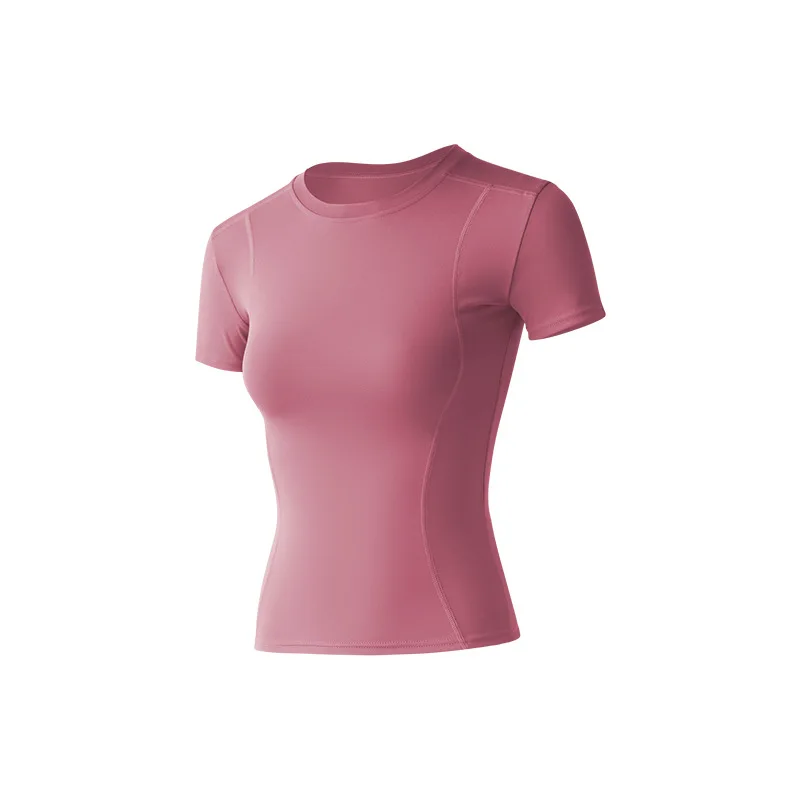 Outdoor sports and fitness wear slimming and slimming yoga suit women's running sweat absorbing tight and quick drying yoga top
Outdoor sports and fitness wear slimming and slimming yoga suit women's running sweat absorbing tight and quick drying yoga top