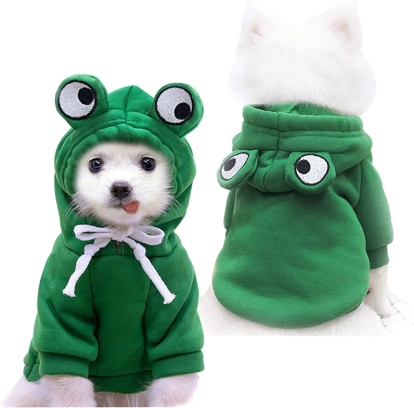 Dog Hoodie Frog Shape Warm Jacket Pet Sweater Coat for Small Medium Dogs Cold Weather
Dog Hoodie Frog Shape Warm Jacket Pet Sweater Coat for Small Medium Dogs Cold Weather