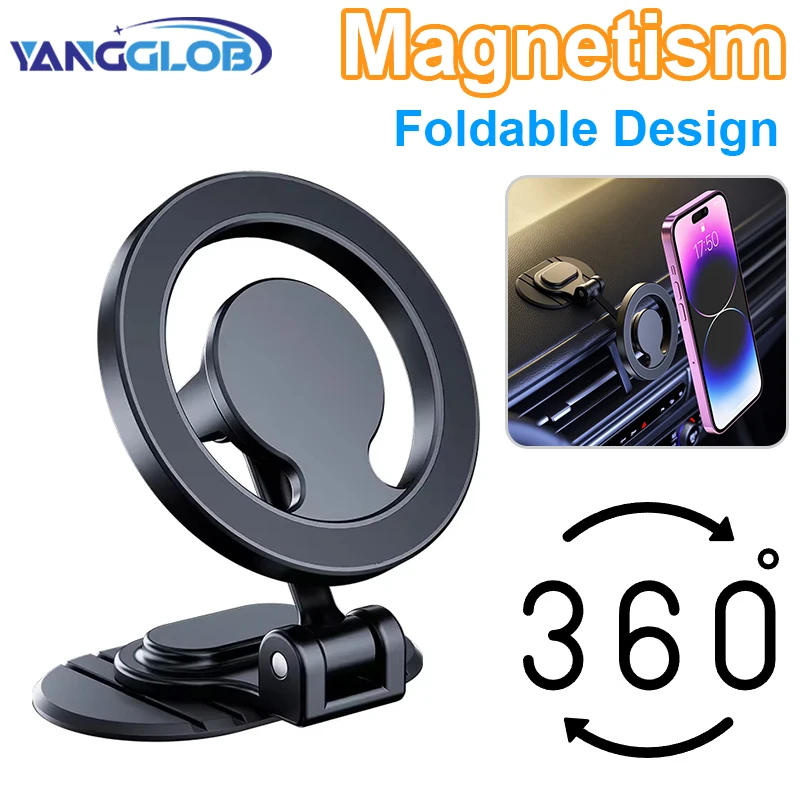 1040° Rotation Magnetic Car Phone Holder All-Metal Magnetic Cell Phone Stand Dashboard Mount For Magsafe iPhone 16 15 14 13 12
1040° Rotation Magnetic Car Phone Holder All-Metal Magnetic Cell Phone Stand Dashboard Mount For Magsafe iPhone 16 15 14 13 12