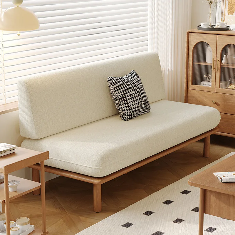 Disassembling and washing fabric living room small apartment Japanese-style log wind solid wood without armrests double lazy
Disassembling and washing fabric living room small apartment Japanese-style log wind solid wood without armrests double lazy