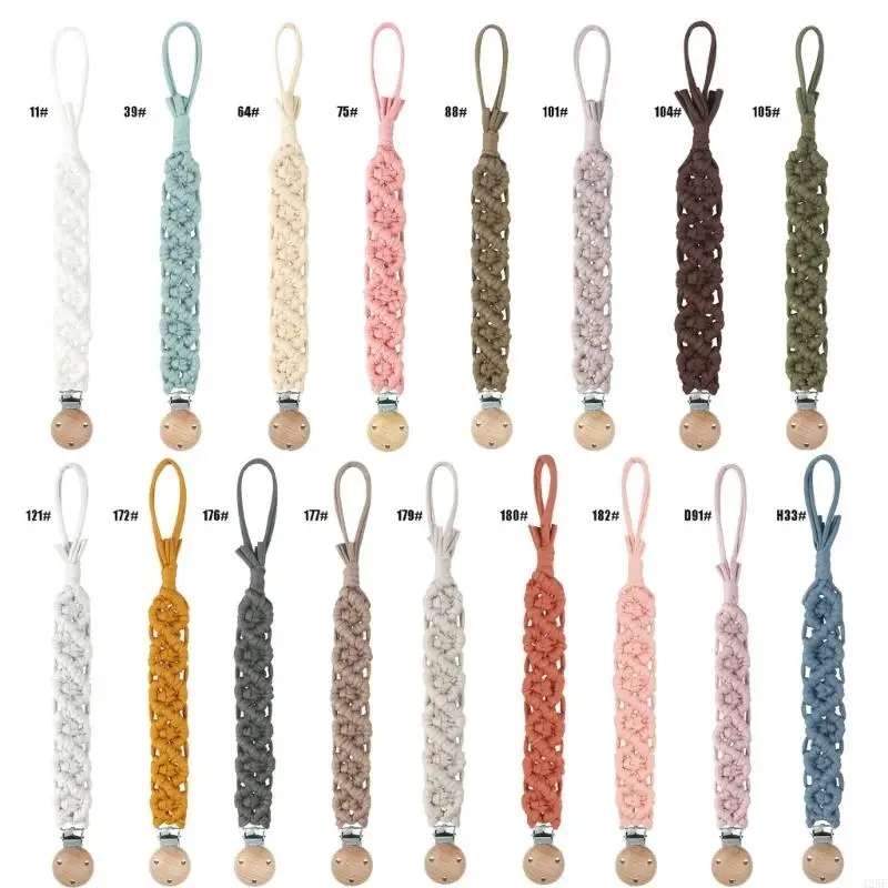 Vintage Simple Crochet Pacifier Clip Baby Cotton Pacifier Chain for Newborn Teething Soother Chew Clips Handmade 425F
Vintage Simple Crochet Pacifier Clip Baby Cotton Pacifier Chain for Newborn Teething Soother Chew Clips Handmade 425F