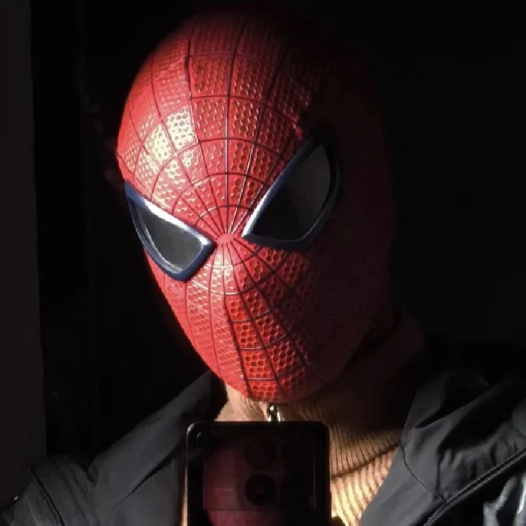 The Amazing Spider Man 1 Mask Handmade Movie Accurate Cosplay Prop Headgear With Magnetic Attached Lens Eyes For Adult Fans
The Amazing Spider Man 1 Mask Handmade Movie Accurate Cosplay Prop Headgear With Magnetic Attached Lens Eyes For Adult Fans