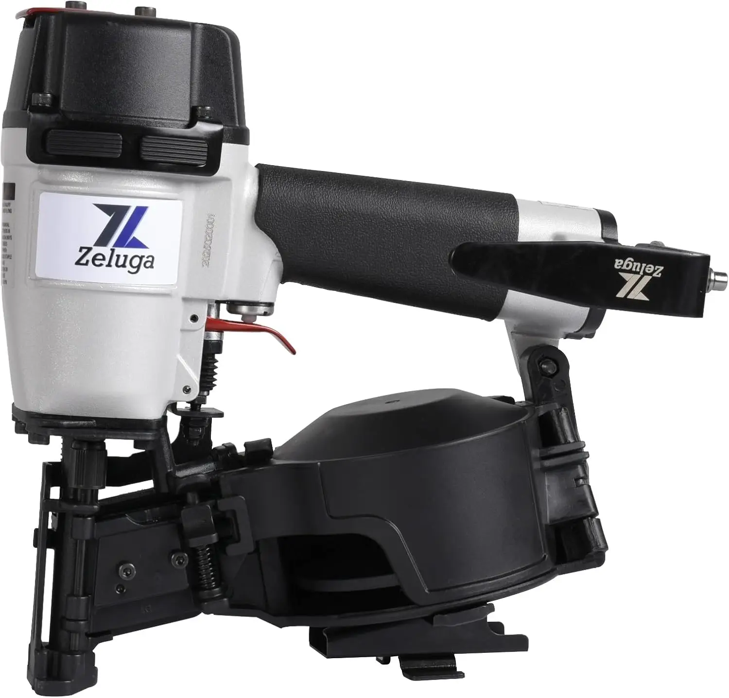 Pneumatic 15 Degree Coil Roofing Nailer with 120 PCS Load Capacity Kit, Aluminum Housing with One Door Loading, Dry Fire Lock
Pneumatic 15 Degree Coil Roofing Nailer with 120 PCS Load Capacity Kit, Aluminum Housing with One Door Loading, Dry Fire Lock