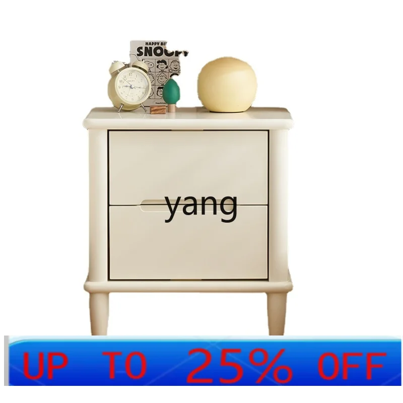 LTT Bedside Table White Cream Style Bedside Cabinet Small Storage Cabinet Locker
LTT Bedside Table White Cream Style Bedside Cabinet Small Storage Cabinet Locker