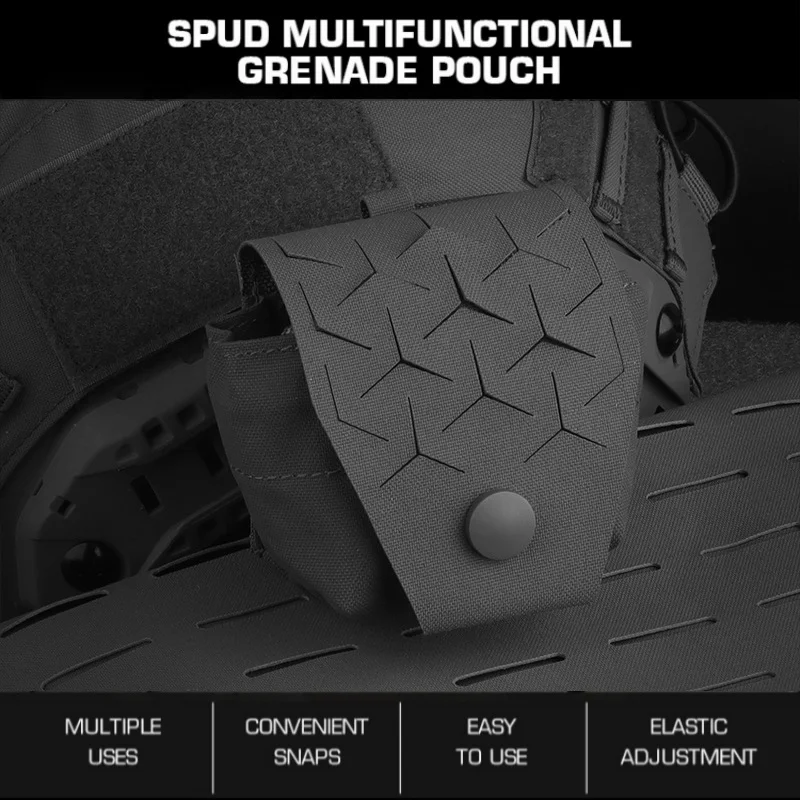 Multi purpose MOLLE wireless battery bag, durable nylon organizer hand grenade bag, suitable for various outdoor activities
Multi purpose MOLLE wireless battery bag, durable nylon organizer hand grenade bag, suitable for various outdoor activities