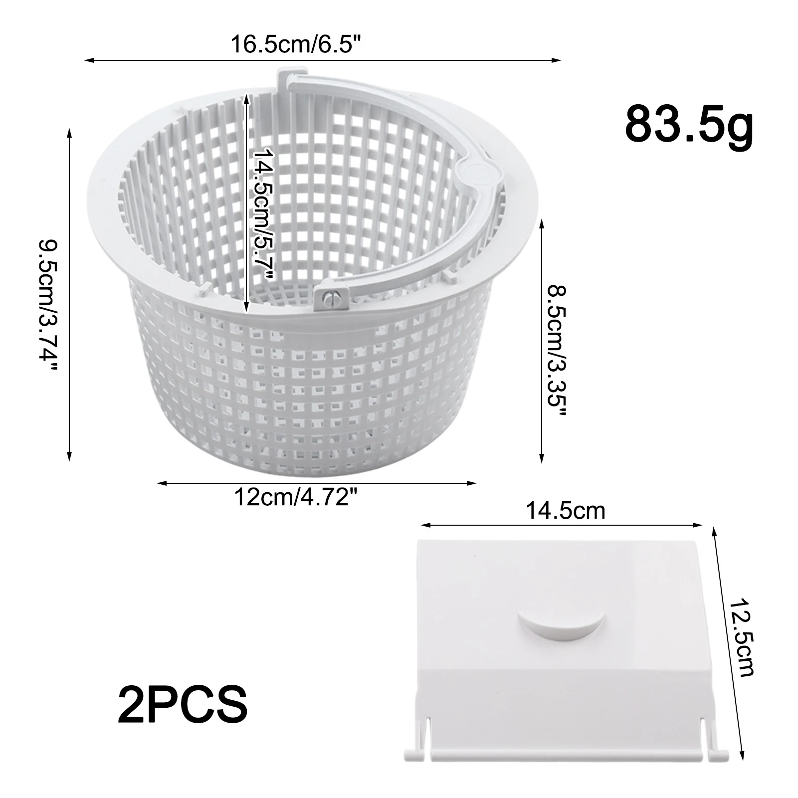 Pool Skimmer Weir Door & Basket Set for Hayward Models SPX1091C SP1091LX SP1091LXWM Designed for Easy Maintenance
Pool Skimmer Weir Door & Basket Set for Hayward Models SPX1091C SP1091LX SP1091LXWM Designed for Easy Maintenance