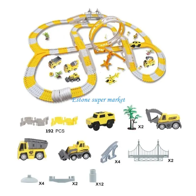 090B Engineering Race Track Race Car Track Set Toy Toddler New Year Electronic Gift
090B Engineering Race Track Race Car Track Set Toy Toddler New Year Electronic Gift